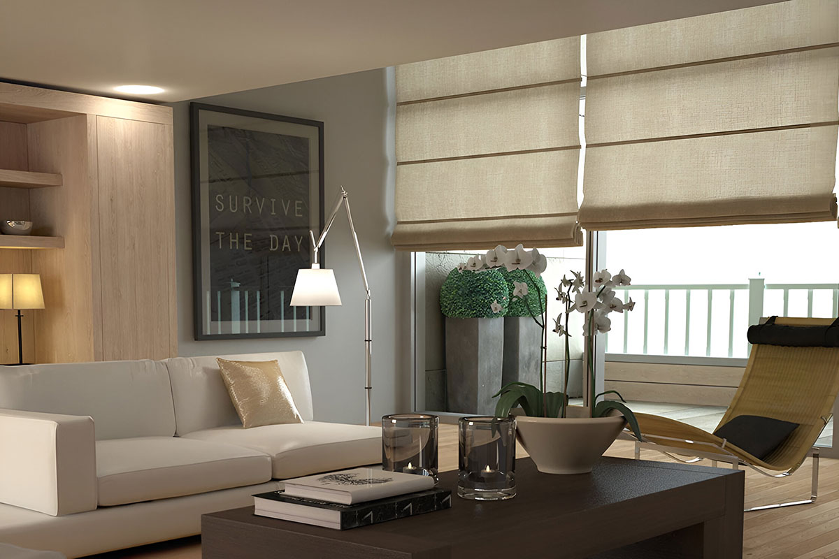 Solomon Flooring - Roman Blinds